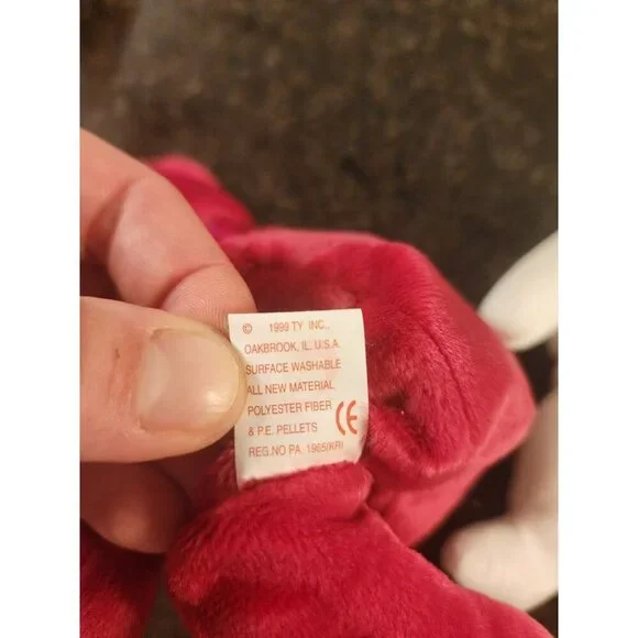 Ty Beanie Babies Valentino & Valentina Bears w/ Tags – '94 & '98 Brown Nose - Picture 9 of 13